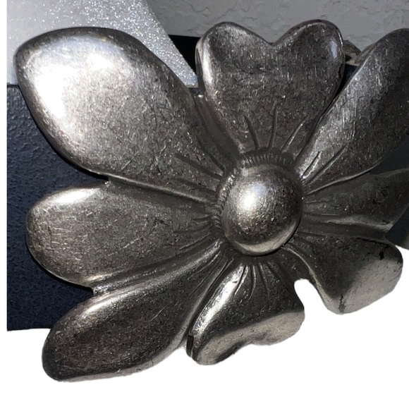 Antoniazzi Firenze Vintage Y2K Phoebe Floral Boho Chunky Statement Leather Belt main image 5